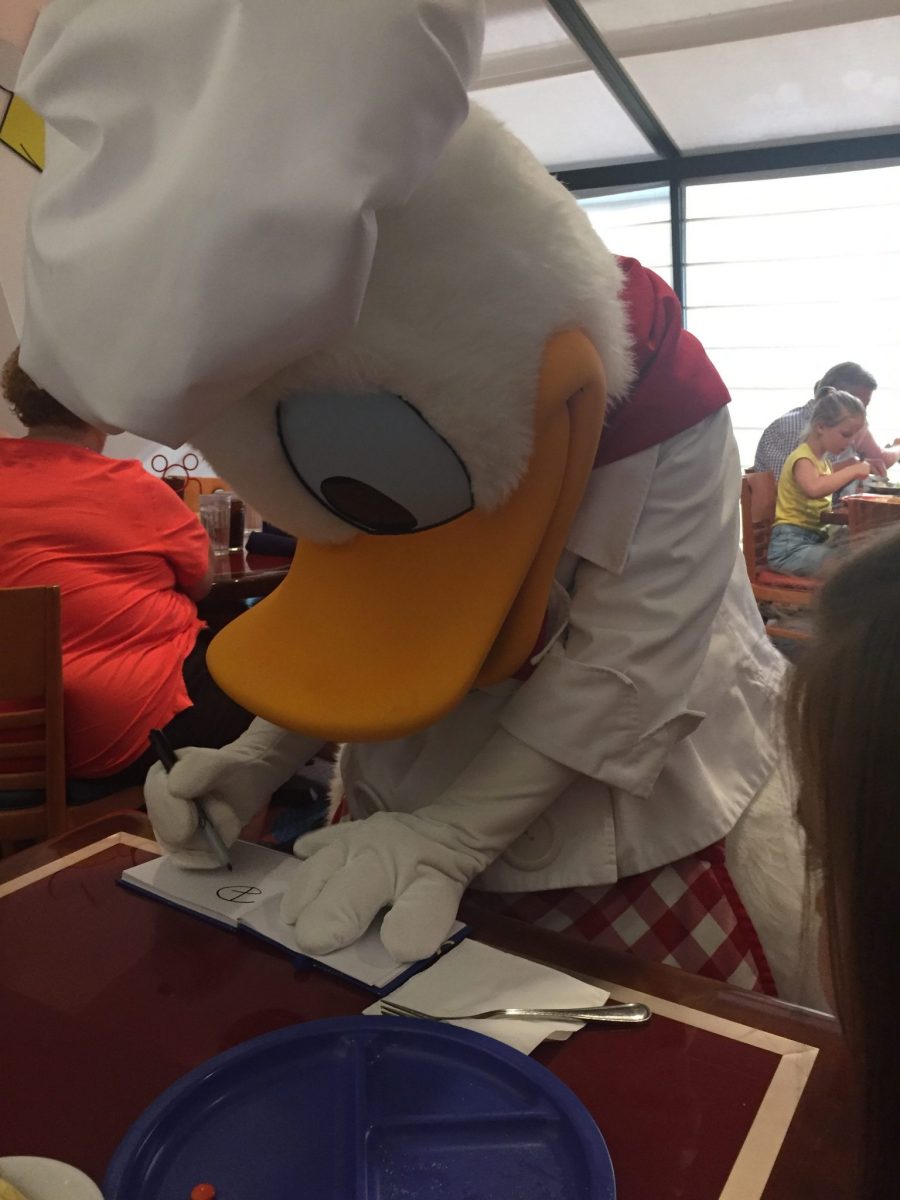 Chef Mickey's Donald Duck at the Contemporary at Walt Disney World