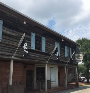 Side view of The Pirates House