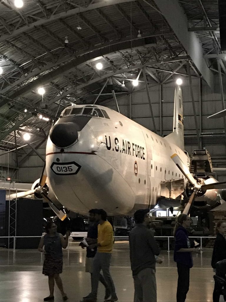 Big plane at the National Museum of the United States Air Force