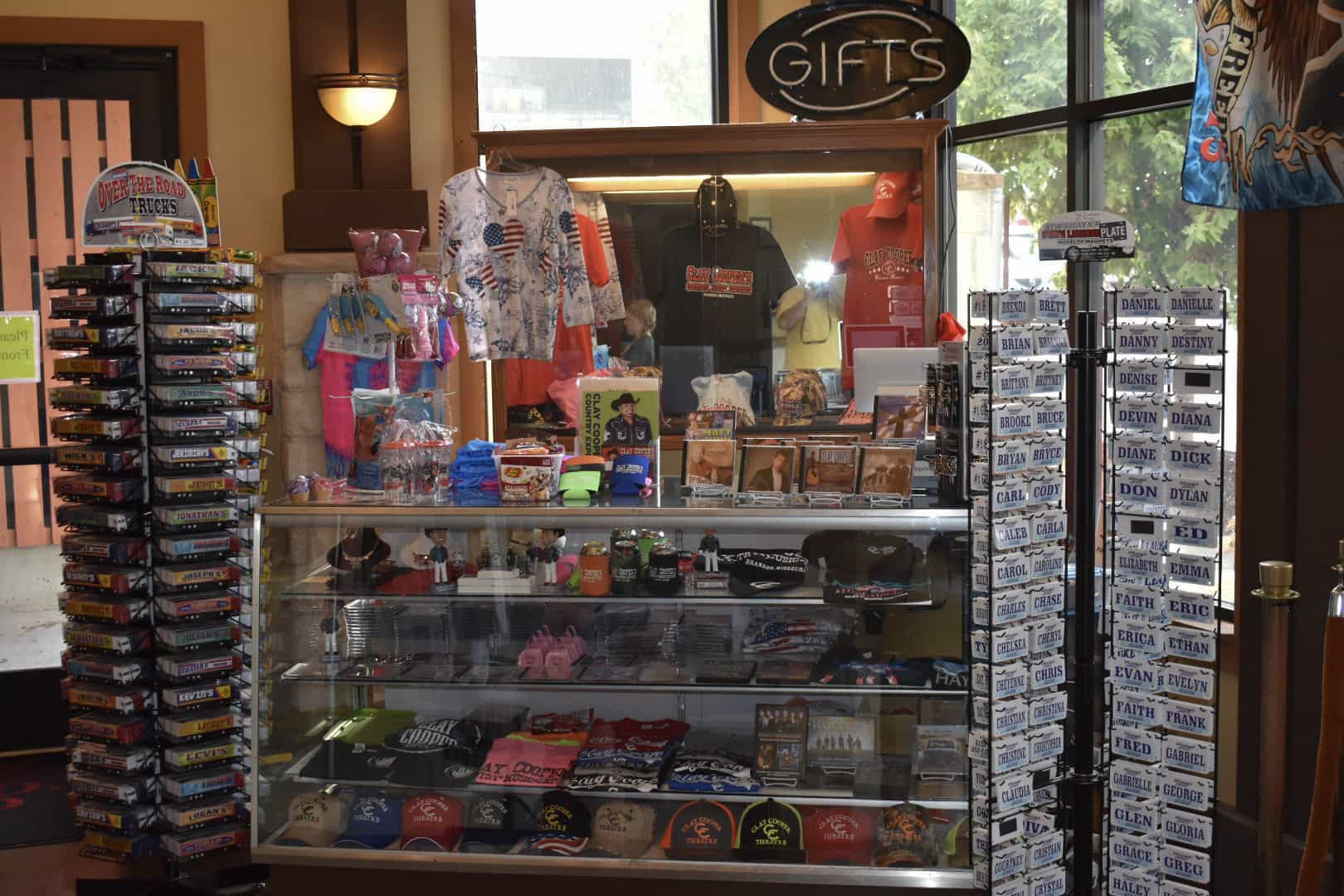 Gift Shop at Clay Cooper Theatre in Branson, Missouri