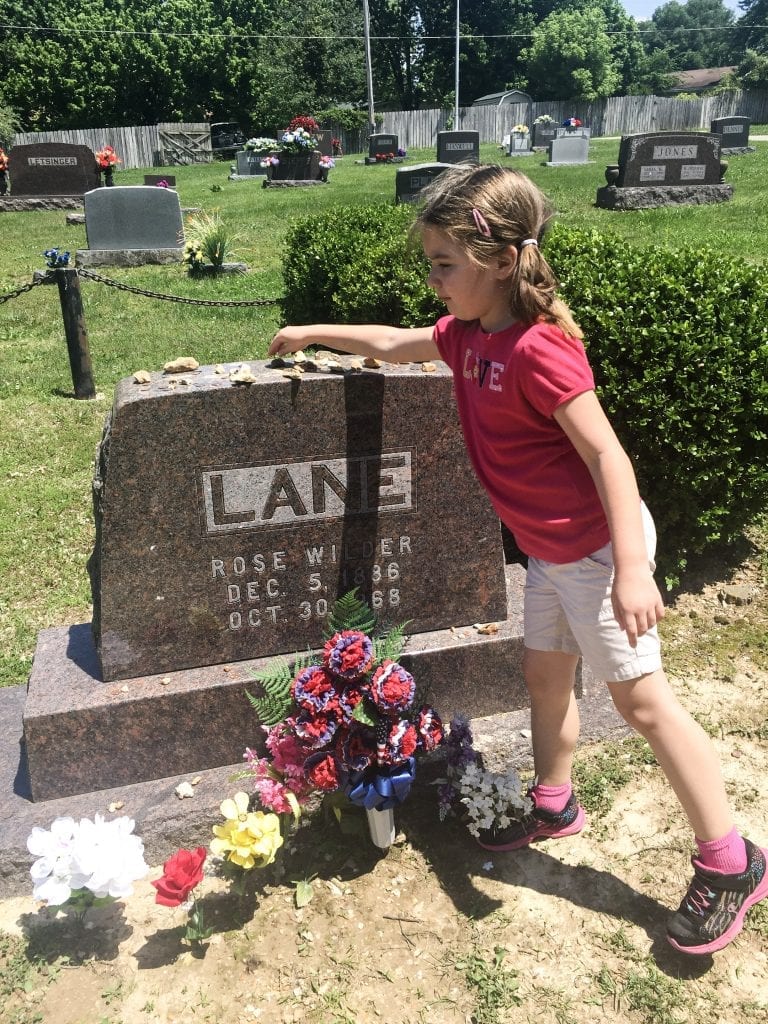 Rose Wilder Lane Headstone Mansfield, Missouri
