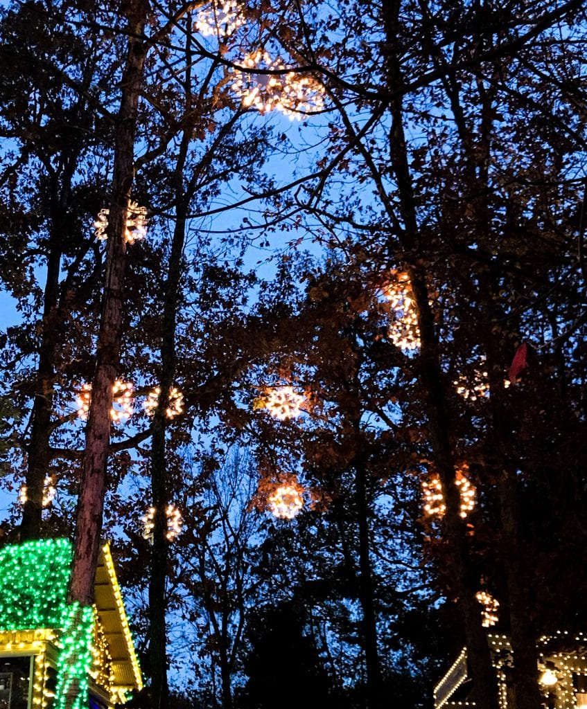 Christmas Lights Silver Dollar City Branson, Missouri