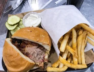 Pulled-pork sandwich at Joe's Kansas City Bar-B-Que