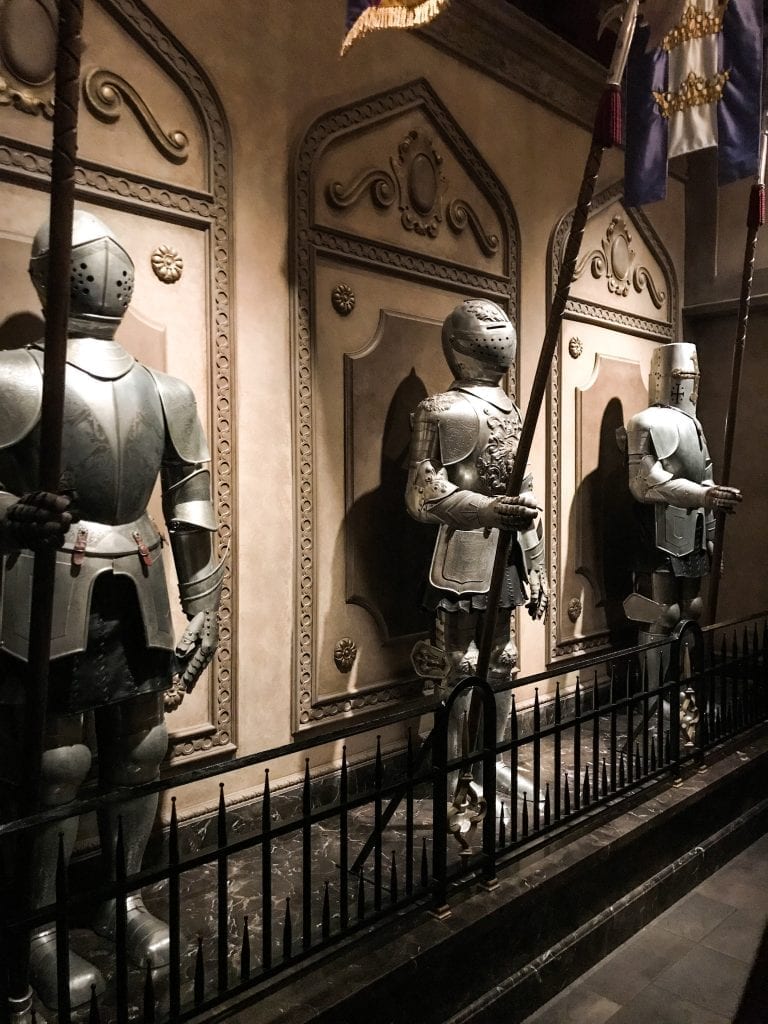 Knights at Be Out Guest Restaurant Walt Disney World