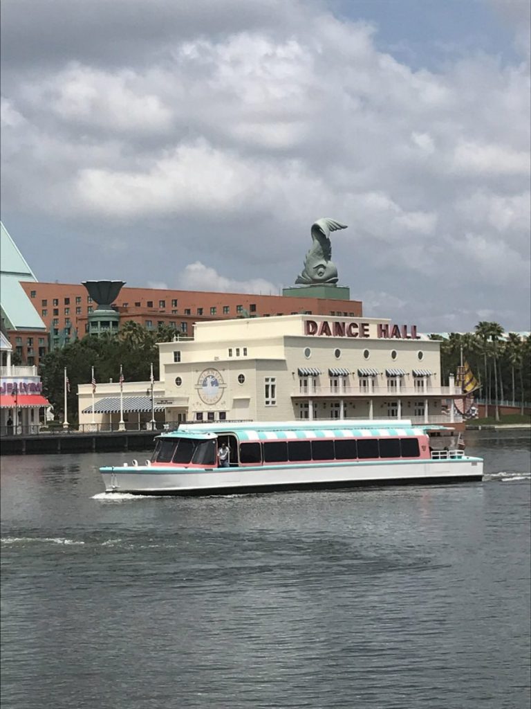 Friendship Boats on Crescent Lake at Disney