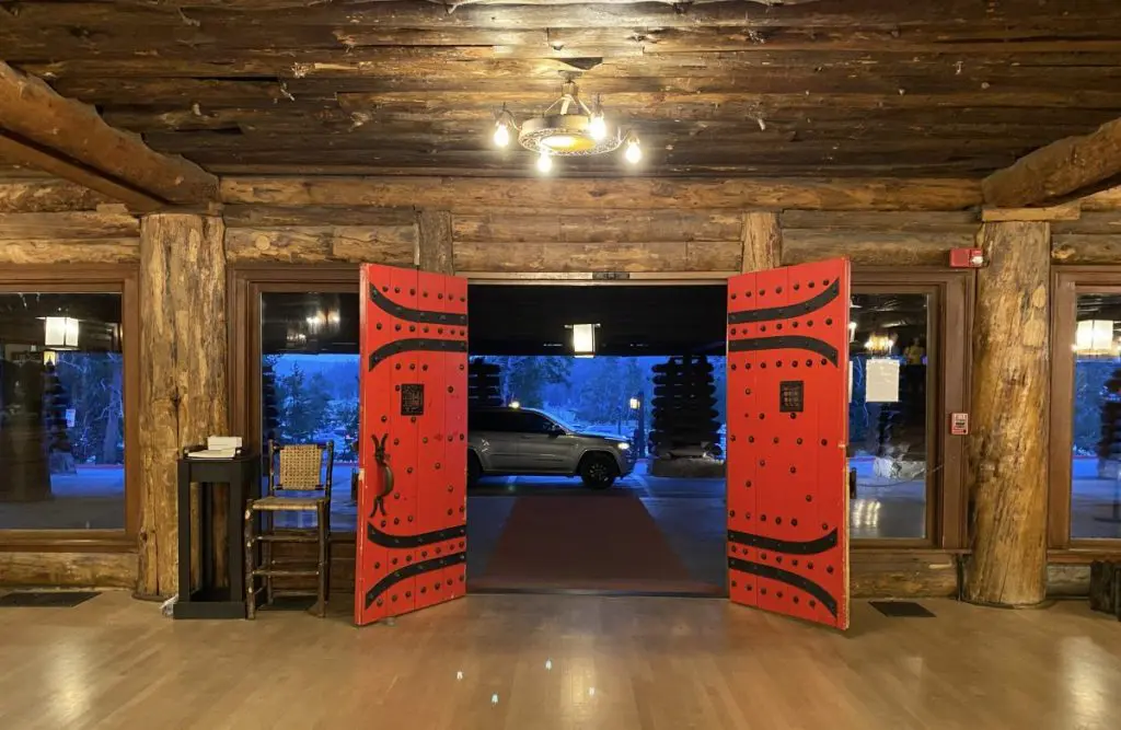 Red Doors at Old Faithful Inn