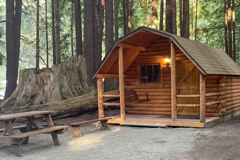 Cabin at KOA in Crescent City
